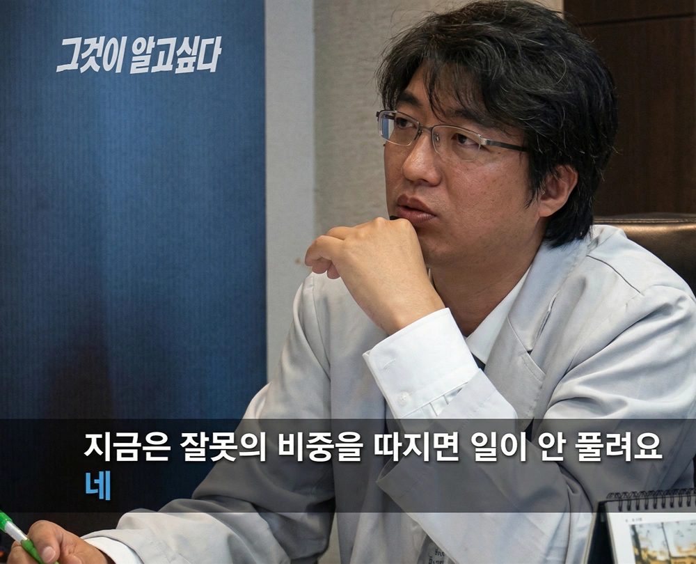 강동우 원장이 SBS 그것이 알고 싶다 섹스리스 편에 출연해 부부 문제에 대한 전문 의견을 발언하는 장면